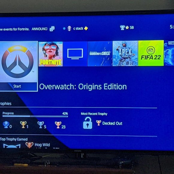 Sony Playstation 4 PS4 Slim 1TB Gaming Console Games Bundle Lot Controllers - Picture 5 of 7